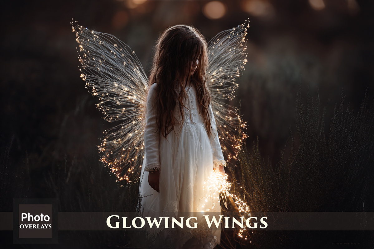 Glowing Wings Overlays, a Photo by HappyNews (Photo 1 of 8)