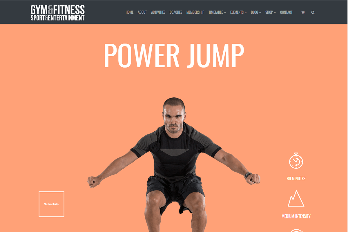 Gym & Fitness WordPress Theme, a WordPress Template by Visualmodo (Photo 22 of 25)