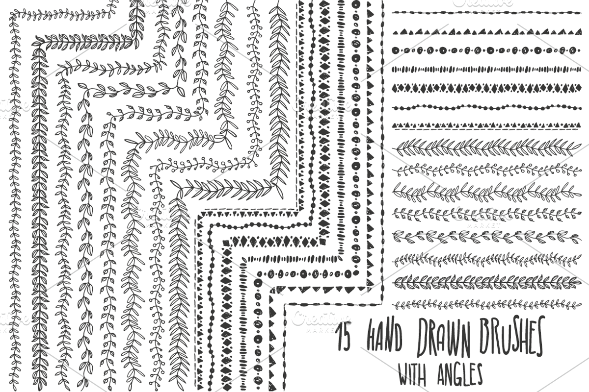 43 vector brushes set, a Brush Add-On by pixelwerk (Photo 2 of 5)