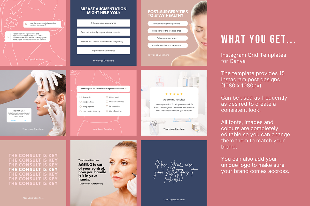 Plastic Surgeon Templates, a Social Media Template by Sincerely Media (Photo 2 of 10)