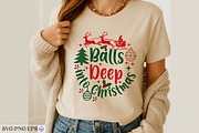 Balls Deep into Christmas Funny SVG, a Graphic by mh_arif (Thumbnail 3 of 3)