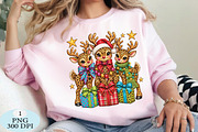 Christmas Leopard Reindeer PNG, a Seasonal Illustration by Daily.Designs (Thumbnail 3 of 5)
