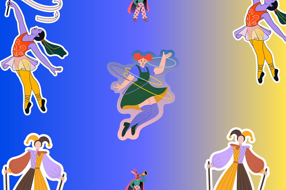 Vibrant Circus Performer, an Object Graphic by Jakayla Digital Co (Photo 3 of 5)