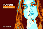 Pop Art Photoshop Action, an Action Add-On by PSD Action (Thumbnail 2 of 11)
