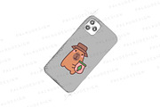 Kawaii Capybara Loves the Farm, an Animal Illustration by Palau (Thumbnail 8 of 12)