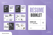 Resume Booklet, a Print Template by Annora Studio (Thumbnail 1 of 6)