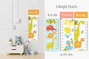 Nursery Art Dinosaurs Kids Bundle, an Animal Illustration by Nursery Art (Thumbnail 8 of 9)