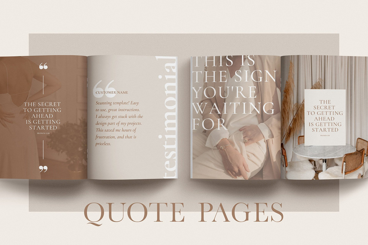 Elegant Ebook Template CANVA, a Magazine Template by Studio Loire (Photo 10 of 21)