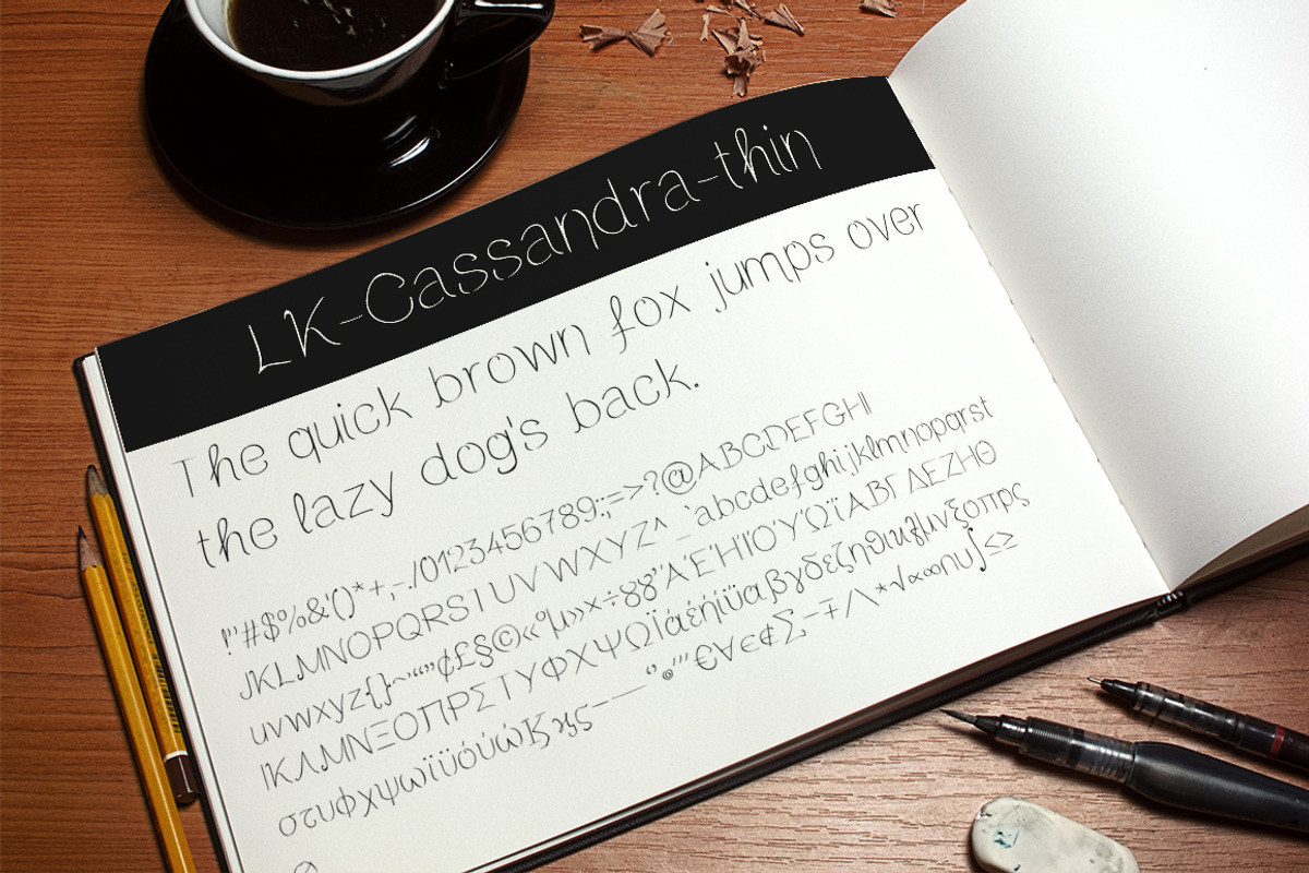 Cassandra Hand Drawn Font preview 2