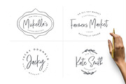 Think Pink Handwritten Font & Logos, a Script Font by VladCristea (Thumbnail 7 of 12)