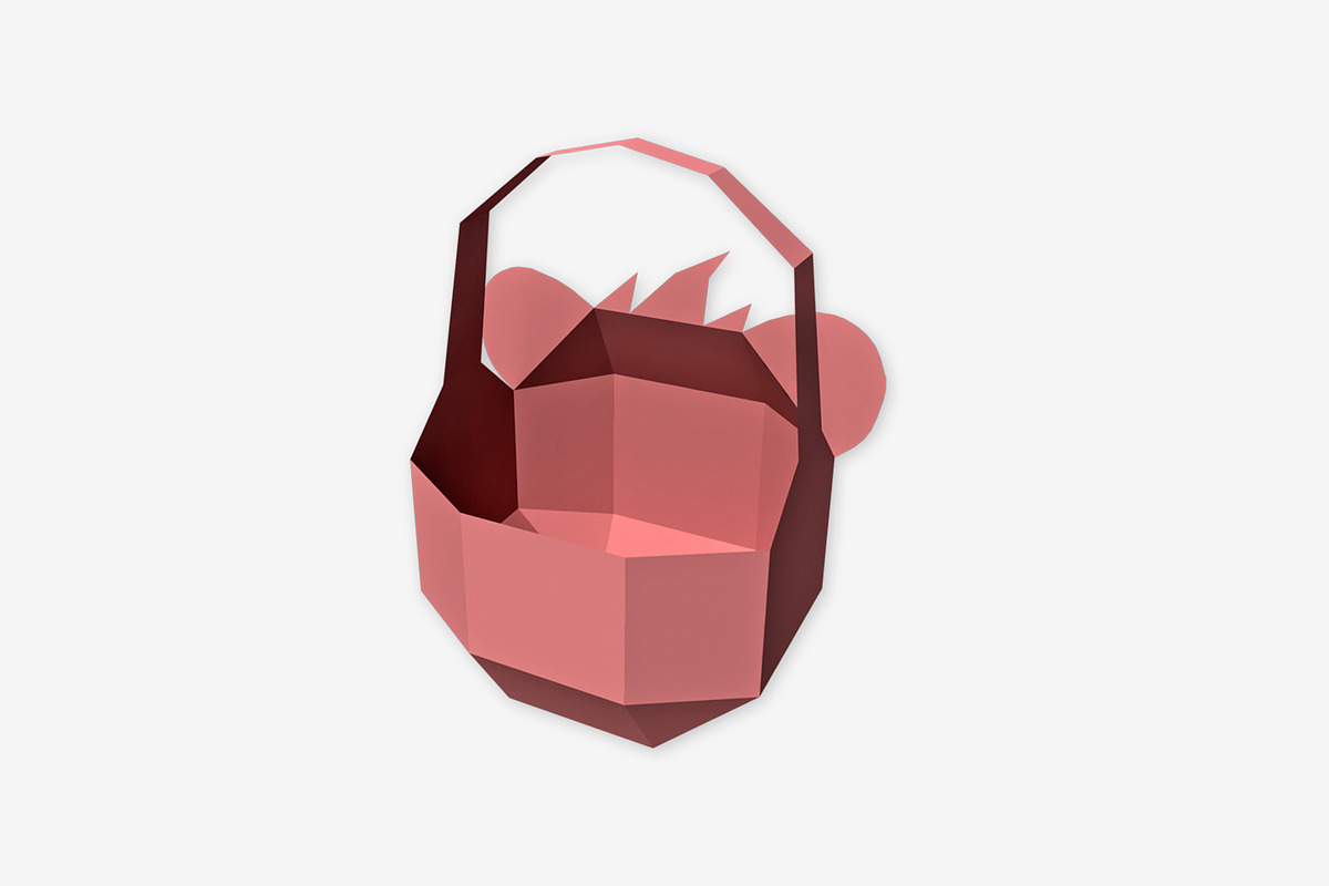 Teddy Bear favor - 3d papercraft, a Print Template by PAPER amaze (Photo 2 of 5)