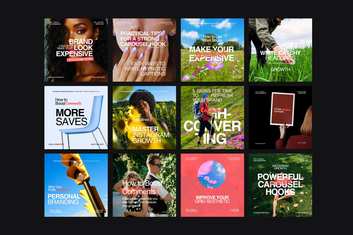 SOBER / Social Media KIT Canva, a Social Media Template by Antelope Studio (Photo 7 of 7)
