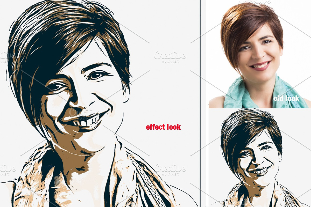 Portrait Cartoon Effect Action, an Action Add-On by MRI STUDIO (Photo 13 of 24)