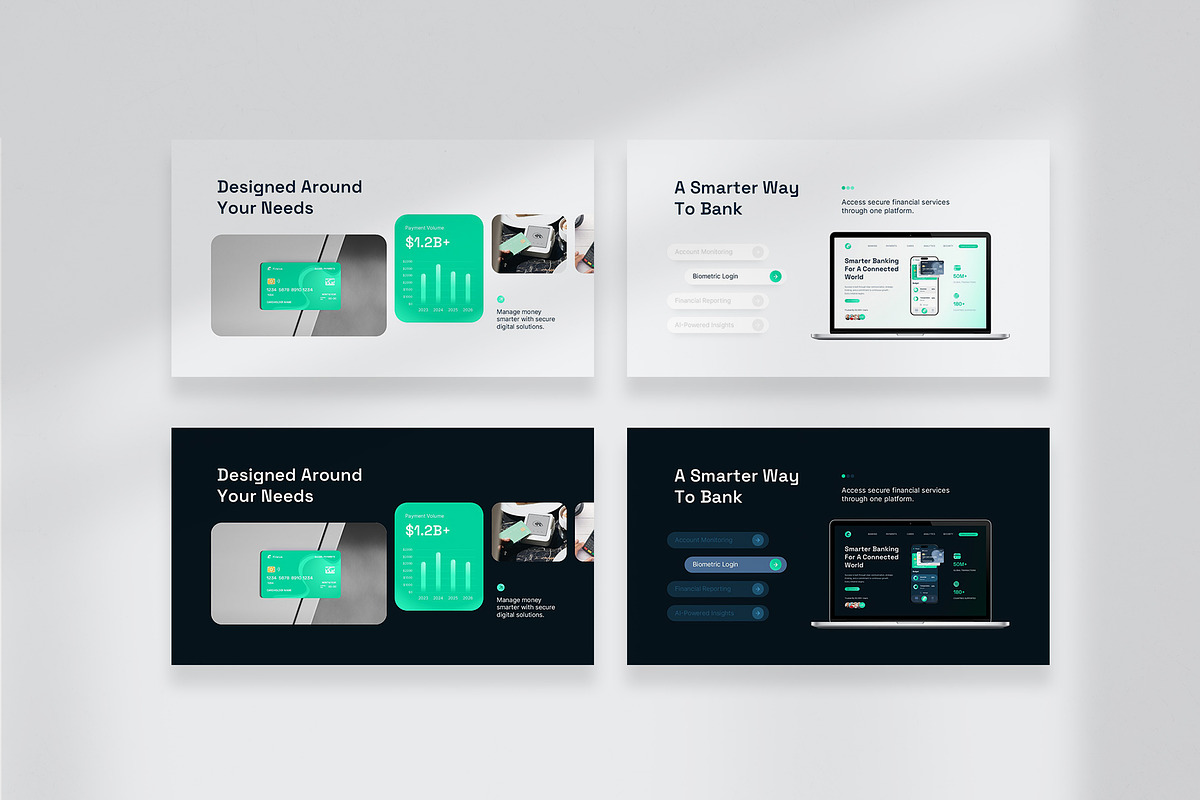 Digital Banking Google Slides, a Presentation Template by New Coral Design (Photo 4 of 6)