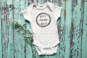 Baby Clothing Mockup Bundle, an Apparel Mockup by Affinity Grove (Thumbnail 10 of 11)