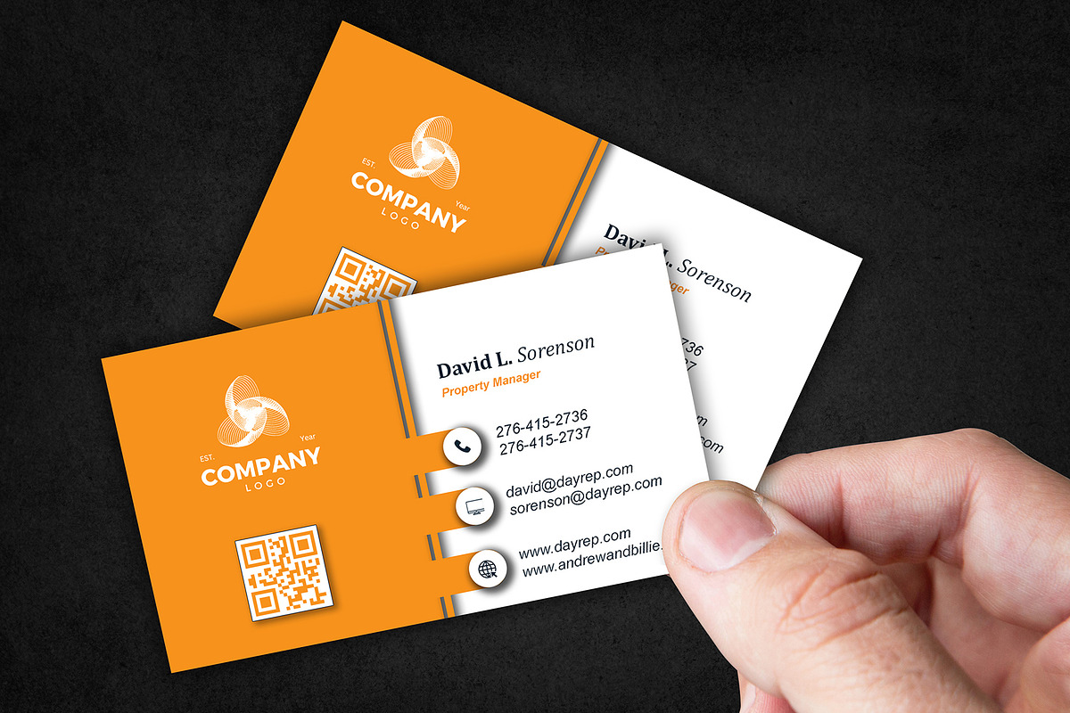 Multipurpose Visiting Card PSD preview 4