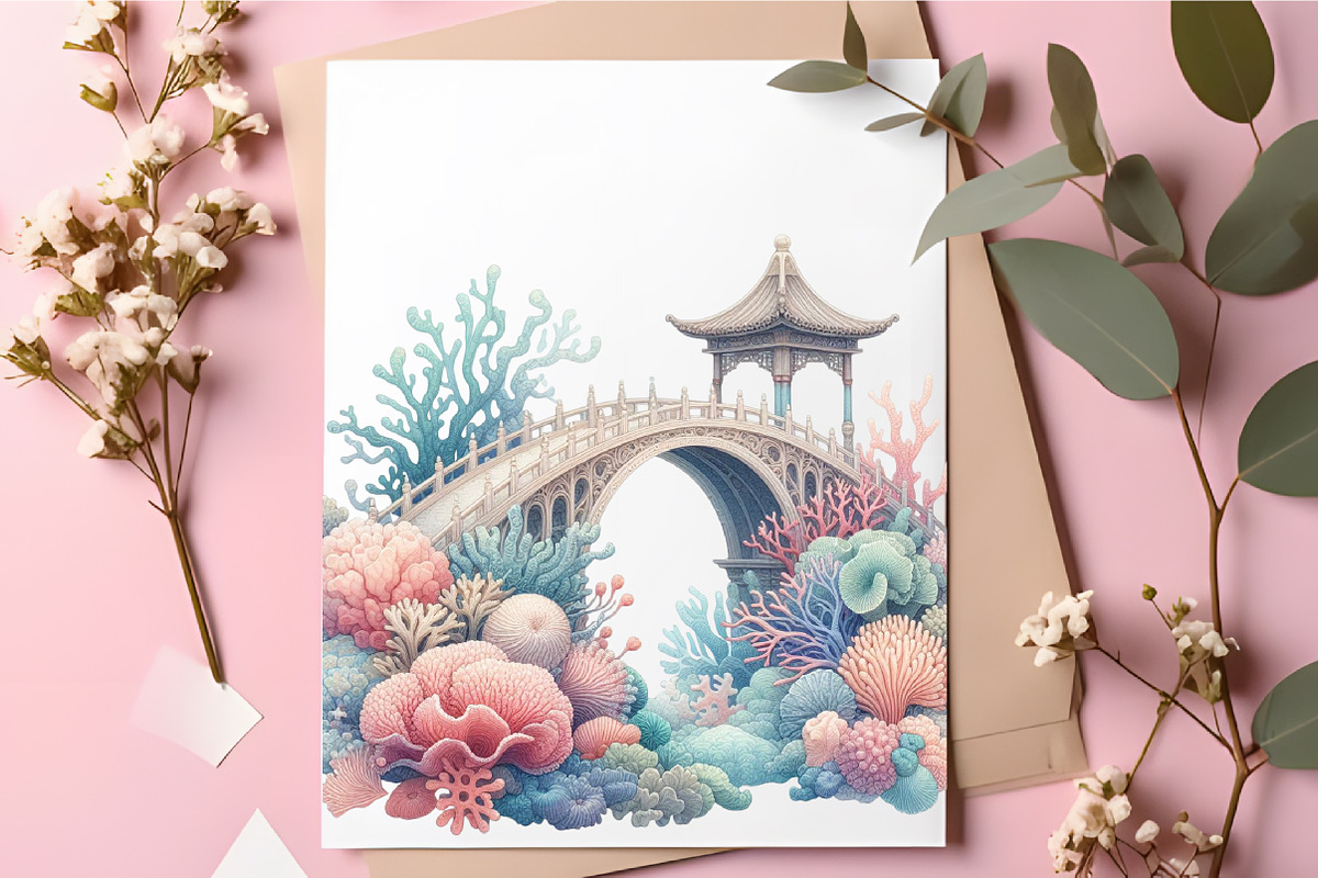 Pastel Reef Wonders PNG Clipart, a Seasonal Illustration by RobertsArt (Photo 5 of 5)