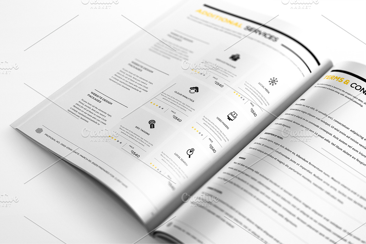 Full Proposal Package Template, a Stationery Template by Mastergfx (Photo 30 of 32)