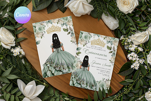 Mis Quince Años Invitation, a Templates & Theme by VeliusCreativeStudio