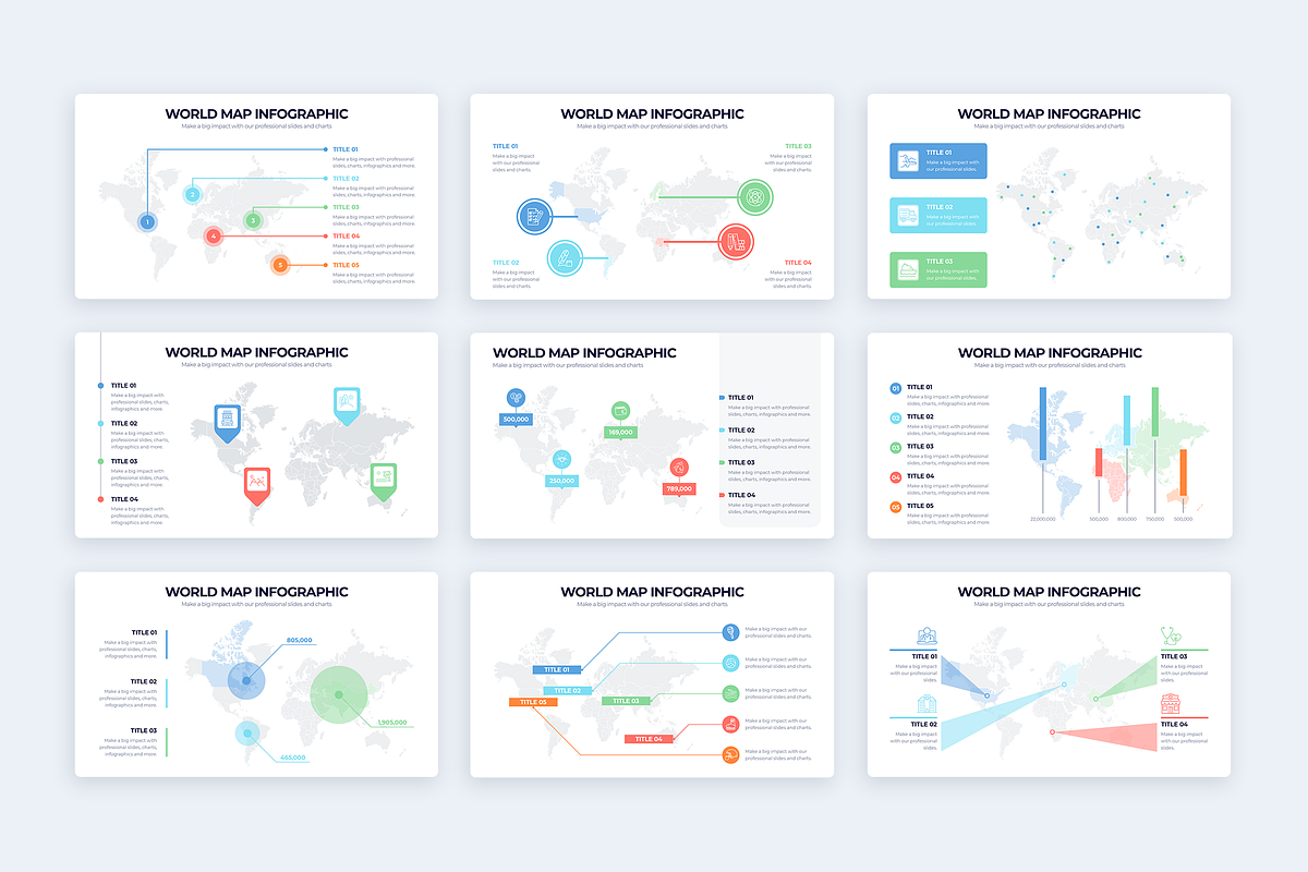 World Maps Google Slides Templates, a Presentation Template by Slidesmash (Photo 2 of 4)