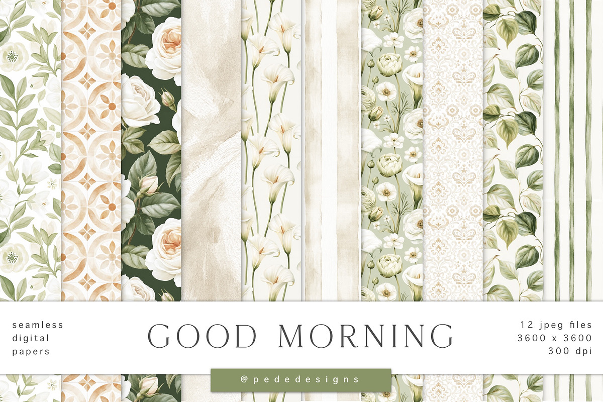 Good Morning Collection, a Decorative Illustration by PeDe Designs (Photo 18 of 19)