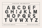 Holiday Galore - Hand-Drawn Font Duo, a Sans Serif Font by SilverStag Type Foundry (Thumbnail 29 of 39)