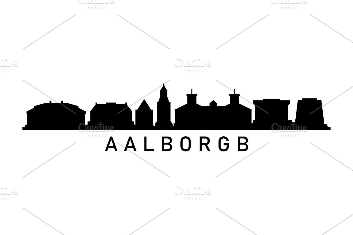 Skyline Aalborg, an Illustration by Mark1987