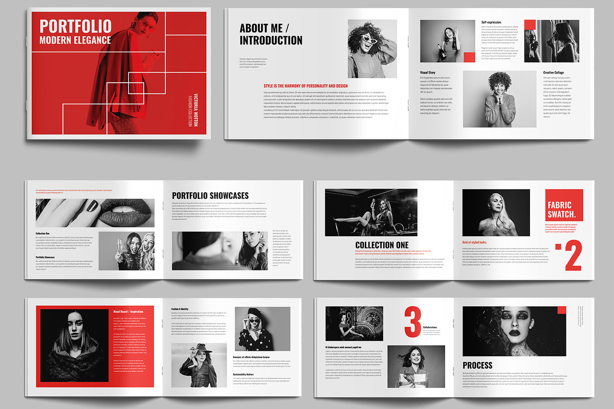 Fashion Portfolio Design, a Brochure Template by MightyDesign (Photo 2 of 6)