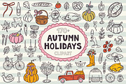 Autumn Holidays Bundle, an Object Graphic by AnnArt (Thumbnail 1 of 14)