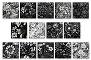 Floral Patterns 04. Digital Paper, a Texture Illustration by KENO Mascots (Thumbnail 3 of 3)