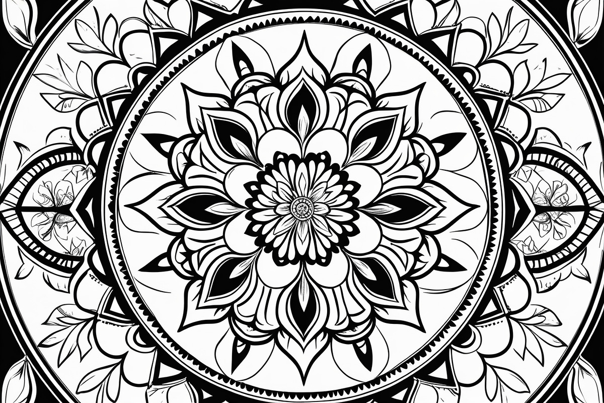 Floral Mandala Vector Bundle, an Illustration by jahid234 (Photo 3 of 7)