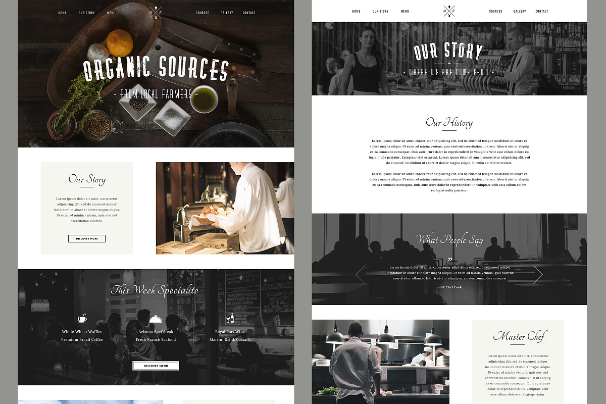 Gastro - Restaurant PSD Template, a Device Mockup by Michael Eleder Templates (Photo 5 of 5)