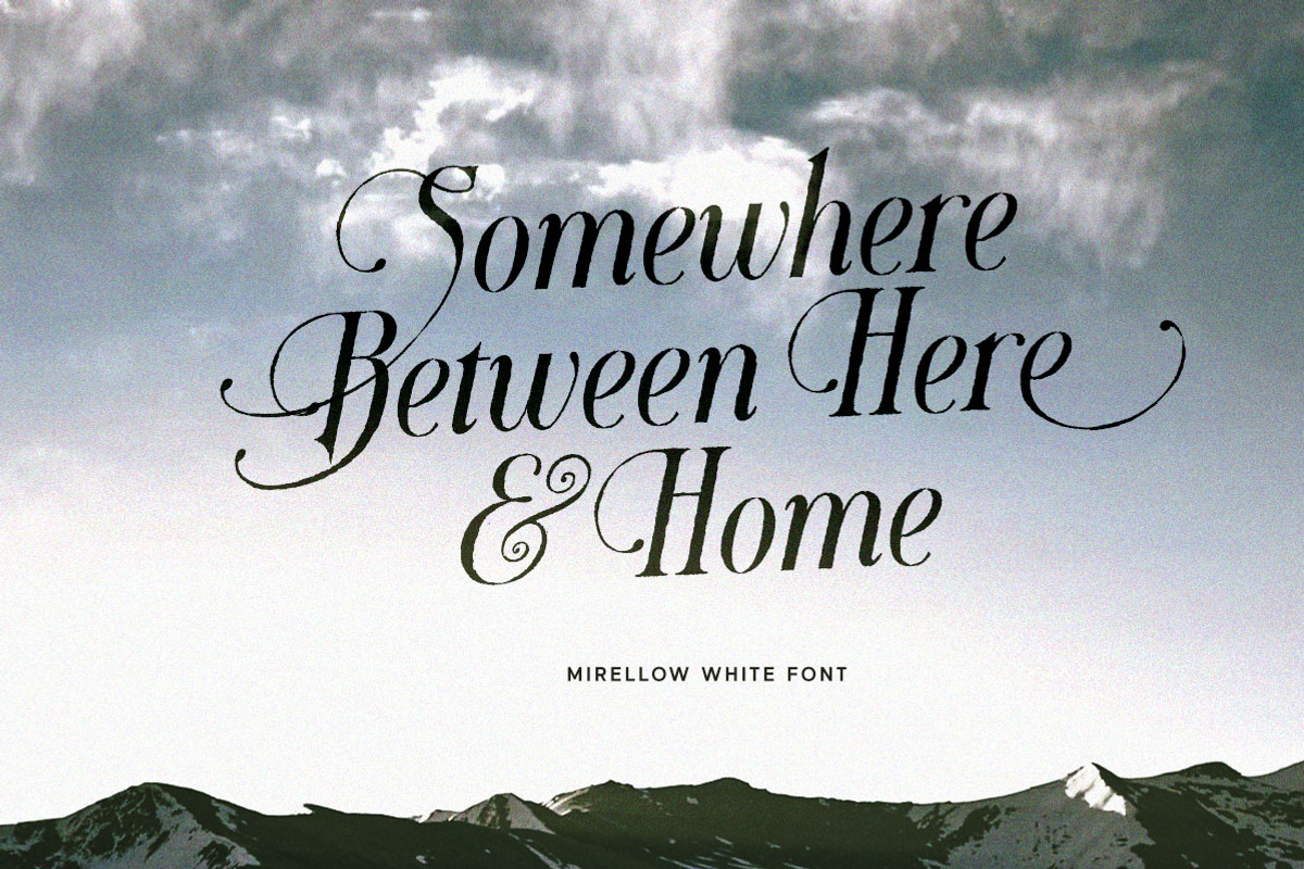 Mirellow White Distressed Serif, a Serif Font by Letterhend Studio (Photo 5 of 13)