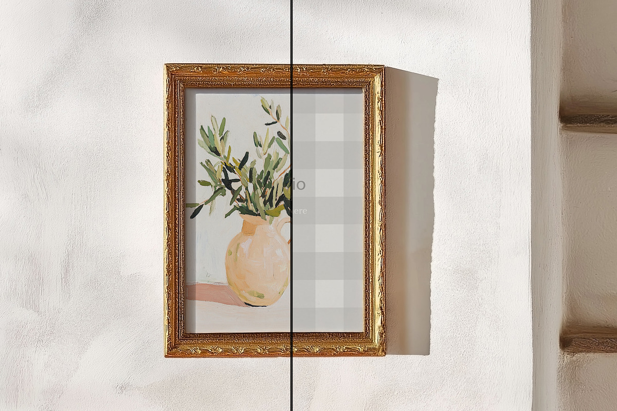 Wabi-Sabi Wall Frame Mockups, a Product Mockup by NikiArts (Photo 9 of 11)