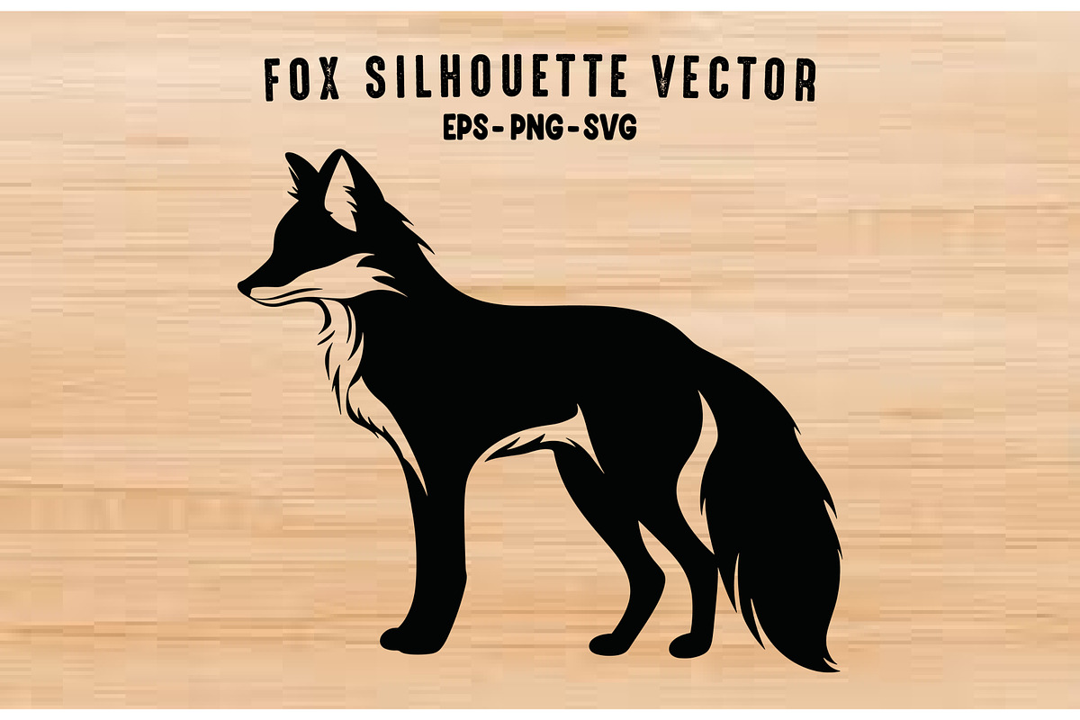 Fox Silhouette Vector Art SVG Set, an Animal Illustration by Gfx Expert Team (Photo 1 of 3)