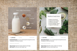 Nutrition Template Canva