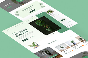 Plant Ecommerce Website Template