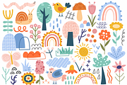 Hand Drawn Nature – 125 Elements, a Decorative Illustration by Anna Studio (Thumbnail 11 of 11)