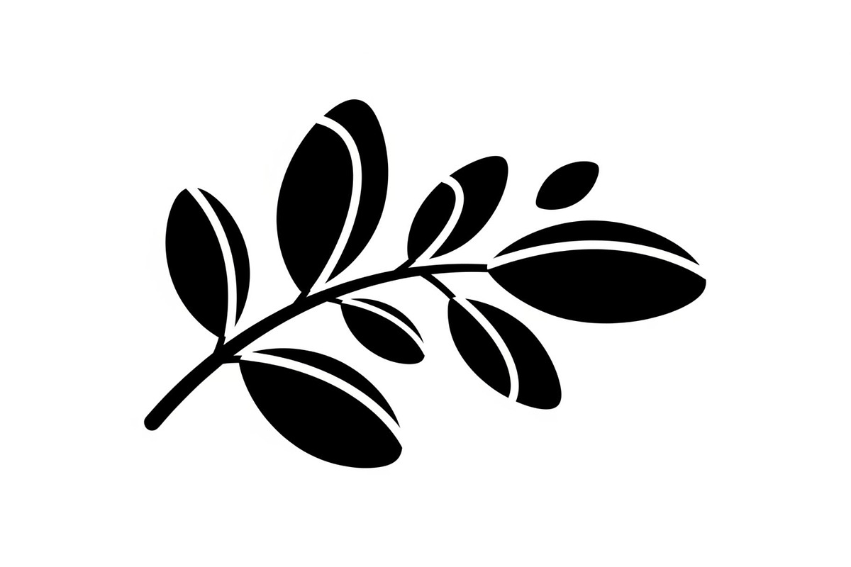 Botanical Leaf Silhouette Bundle, an Illustration by Creativeshirt (Photo 40 of 51)