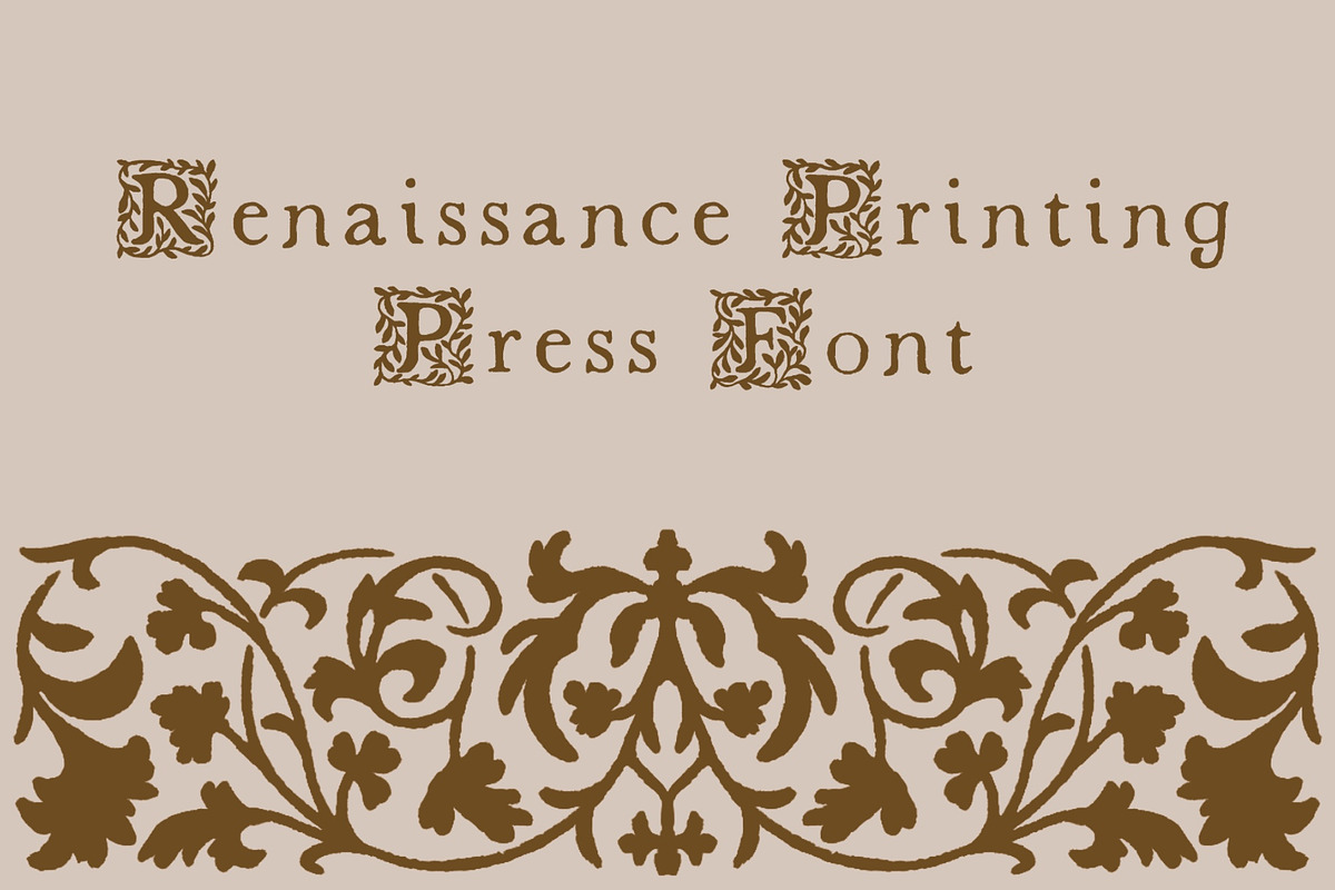 Renaissance Font & Graphics Set, a Handwritten Font by Liz Kohler Brown (Photo 10 of 28)
