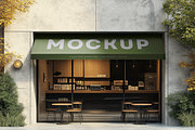 Storefront Awning Mockup Set, a Mockup by dpi (Thumbnail 3 of 9)