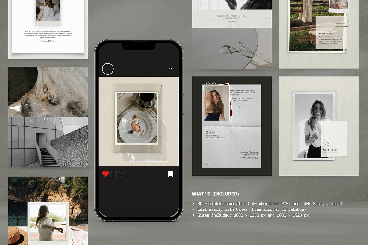 Editorial Scrapbook IG Templates, a Social Media Template by Pani Temp. (Photo 15 of 17)