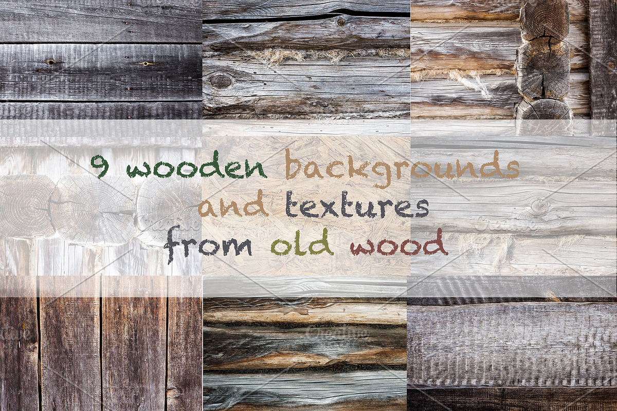 Old Wood Texture Wood Log Wall, a Texture Graphic by VetalStock (Photo 1 of 9)