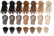 Large bundle with hair 1000+, a Person Illustration by Elenbushe (Thumbnail 9 of 14)