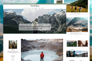 WanderBlog – Travel Blog HTML CSS