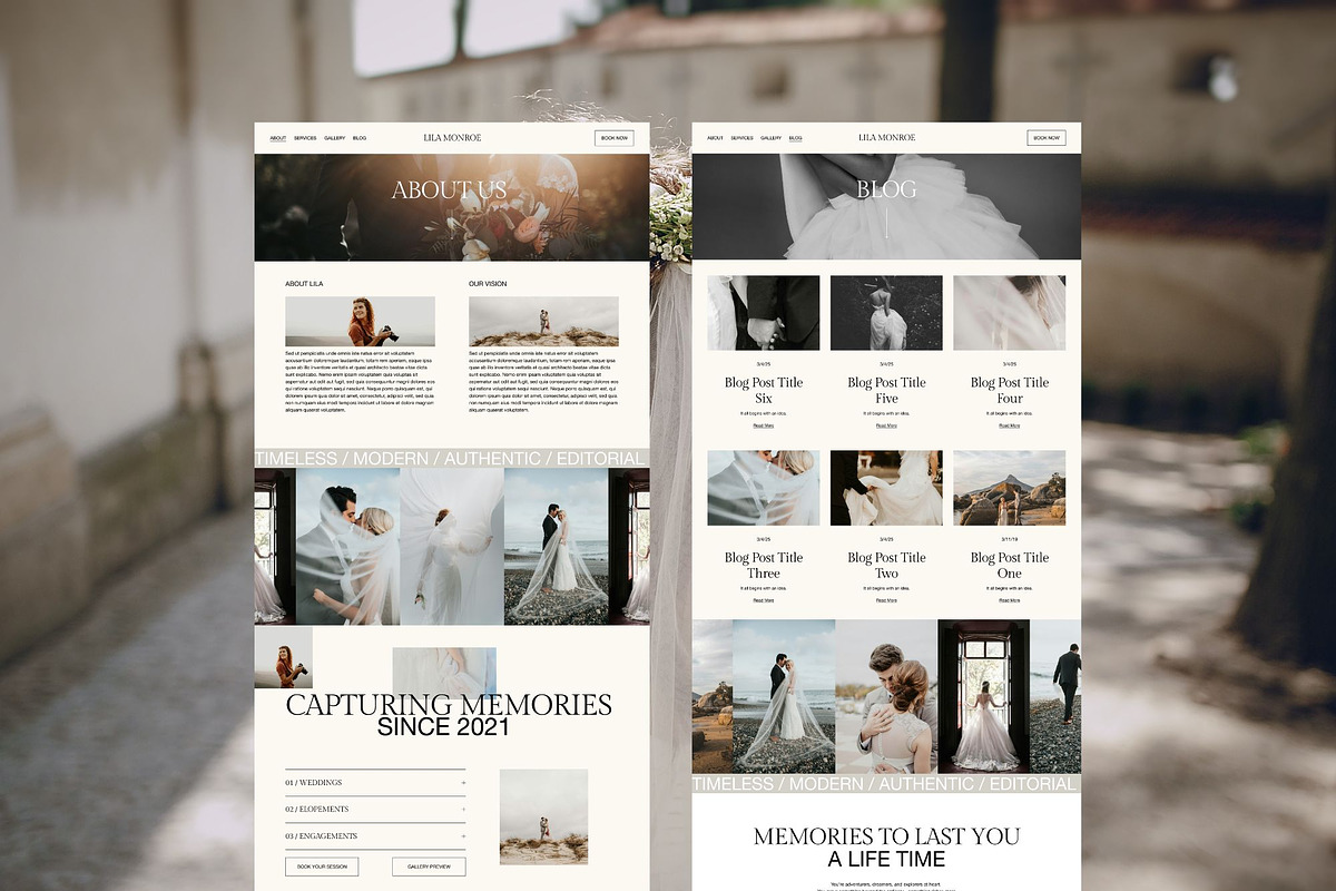 Photography Squarespace 7.1 Template, a Templates & Theme by Studio Witzenhausen (Photo 9 of 11)