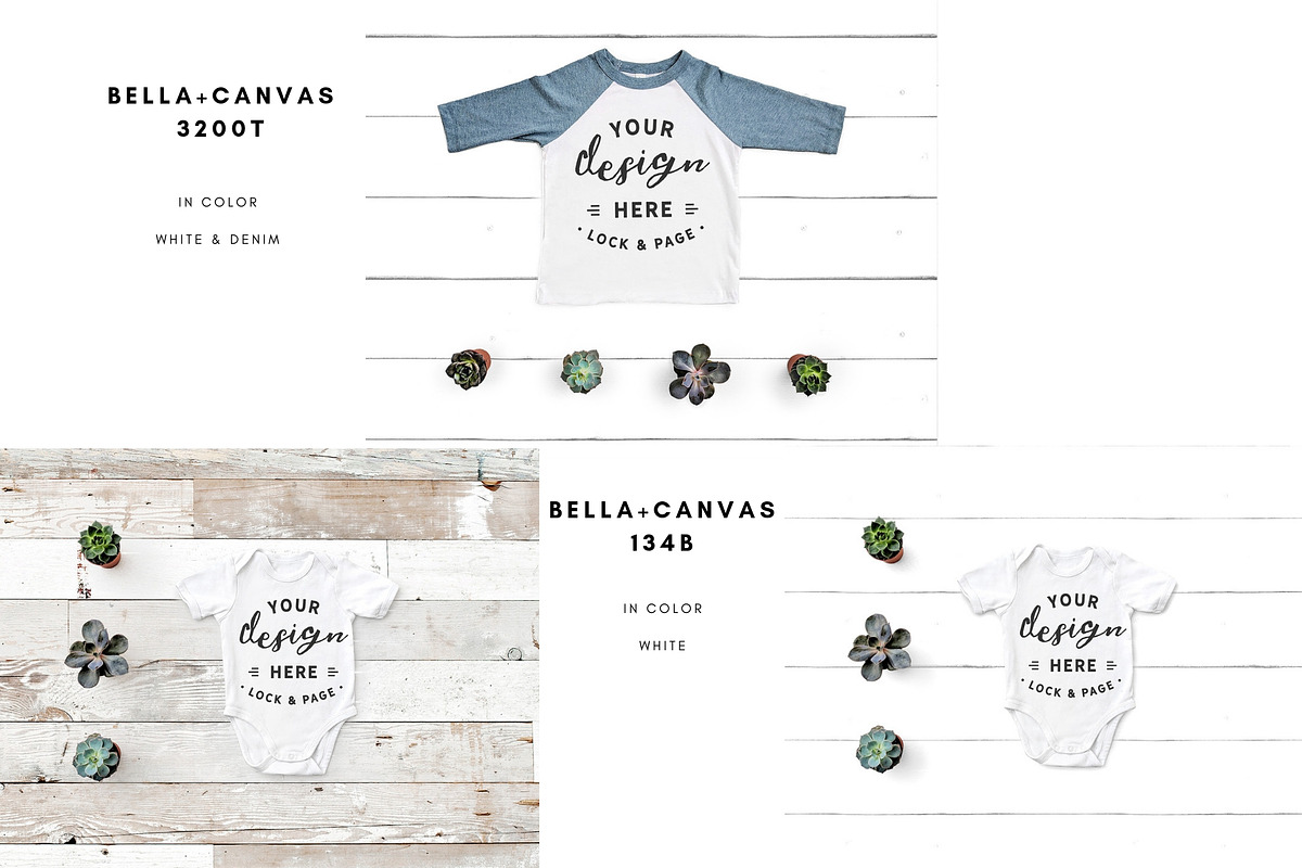 Baby Toddler Bella Canvas Mockups, an Apparel Mockup by lock and page (Photo 9 of 11)