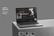 Laptop Mockup, a Mac Mockup by Pexelcorner (Thumbnail 1 of 5)