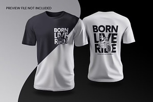 T-Shirt Front and Back Mockup, a Shirt Mockup by GearShift