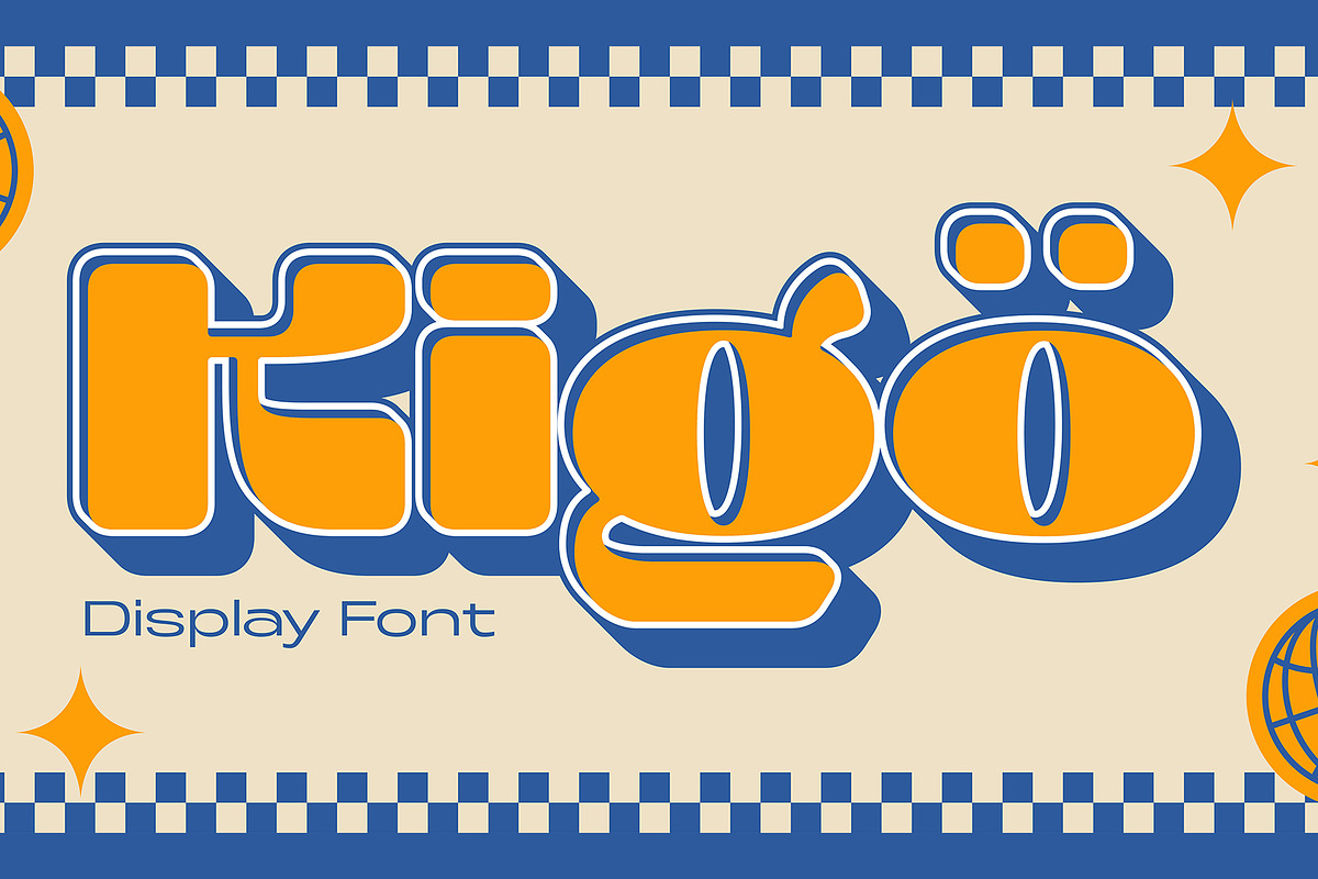 Kigo - Display Font, a Sans Serif Font by Prominent & Affluent (Photo 1 of 9)